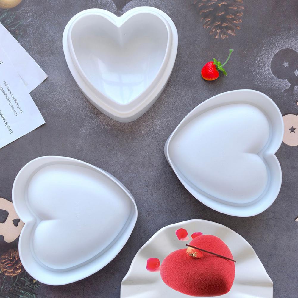 Soap Making Jelly - แม่พิมพ์ซิลิโคนรูปหัวใจ 3 มิติ รูปทรงเพชร แม่พิมพ์รูปหัวใจสำหรับทำเยลลี่ ช็อกโกแลต