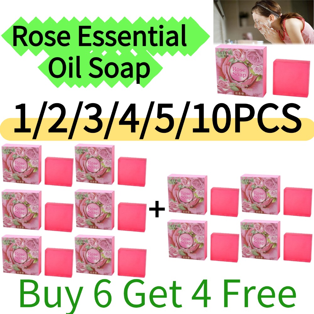 Essential Oil Soap - ﻿ 1/2/3/4/5/10 ชิ้น (ซื้อ 6 แถม