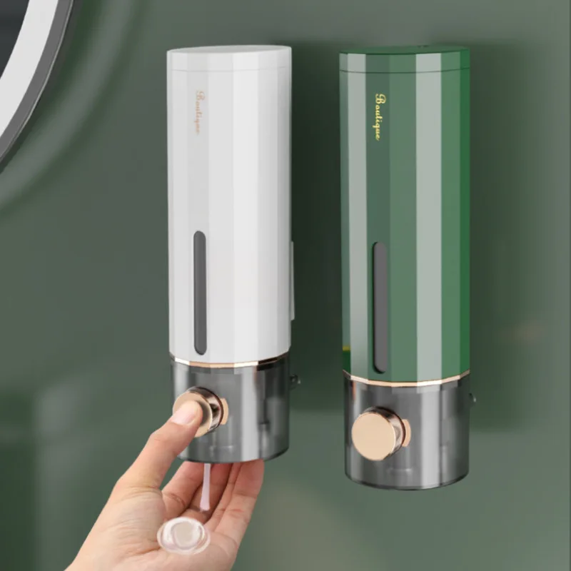 Soap Making Equipment - เครื่องจ่ายสบู่เหลวแบบแมนนวลติดผนังห้องน้ําเครื่องจ่ายสบู่ซักผ้าเจลทําความสะอาดมือโรงแรมสําหรับครอบครัวเจลอาบน้ําเครื่องมือห้องน้ํา