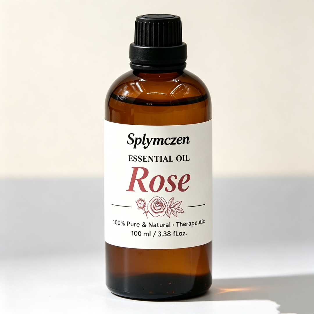 Essential Oil Soap - Splymczen น้ำมันหอมกลิ่นกุหลาบ 100 มล. น้ำมันหอมธรรมชาติ สำหรับทำสบู่แฮนด์เมด