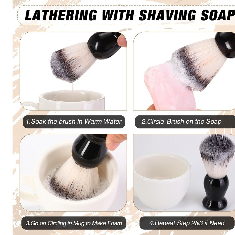 แปรงโกนหนวด 1 ชิ้น, ด้ามไม้, ข - Soap Making Equipment บทวิจารณ์และราคา
