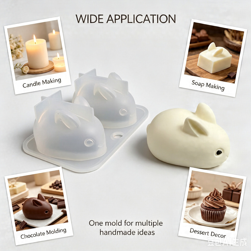 แม่พิมพ์ซิลิโคนรูปกระต่าย 3 มิ - Soap Making Equipment บทวิจารณ์และราคา