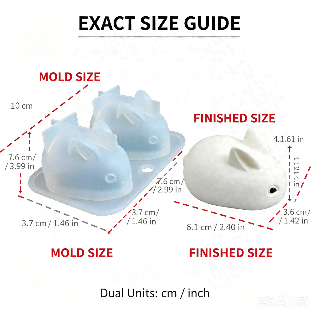 แม่พิมพ์ซิลิโคนรูปกระต่าย 3 มิ - Soap Making Equipment บทวิจารณ์และราคา