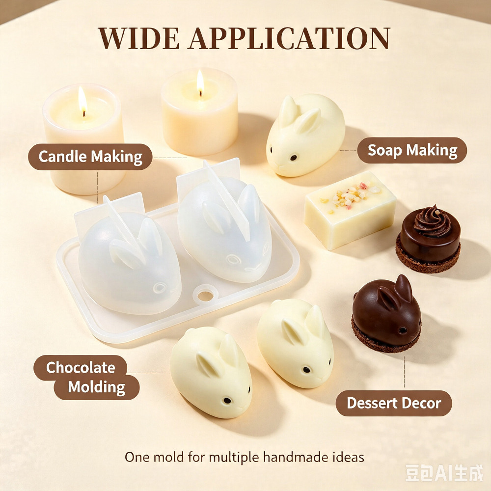 แม่พิมพ์ซิลิโคนรูปกระต่าย 3 มิ - Soap Making Equipment บทวิจารณ์และราคา
