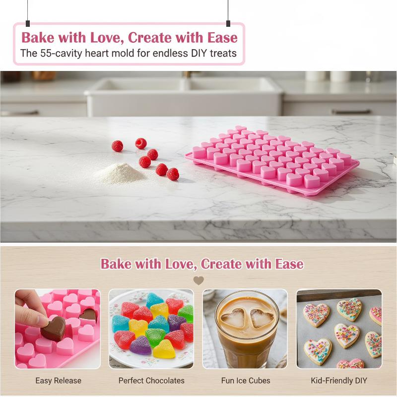 แม่พิมพ์เค้กซิลิโคนรูปหัวใจ 55 - Soap Making Tray บทวิจารณ์และราคา