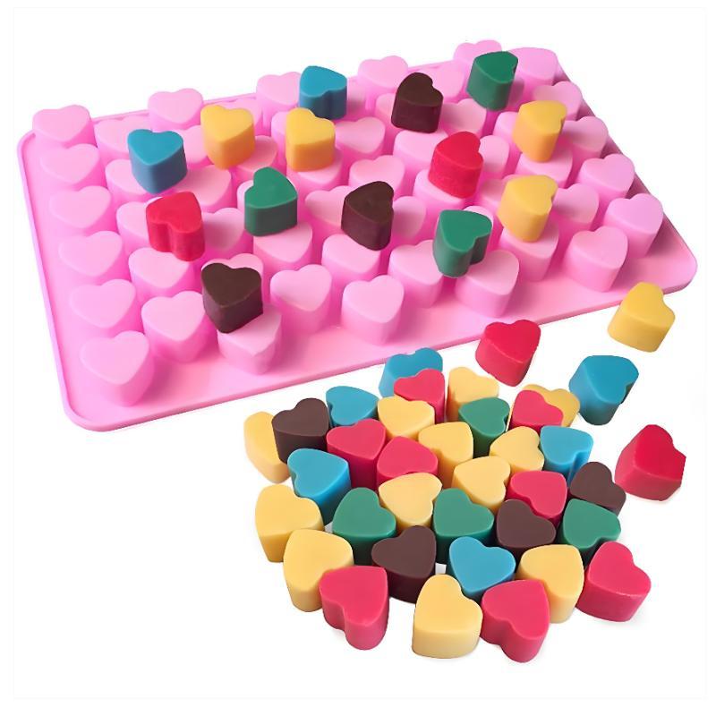 แม่พิมพ์เค้กซิลิโคนรูปหัวใจ 55 - Soap Making Tray บทวิจารณ์และราคา