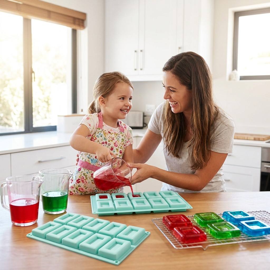 แม่พิมพ์ซิลิโคนอบขนมแบบไม่ติด  - Soap Making Equipment บทวิจารณ์และราคา