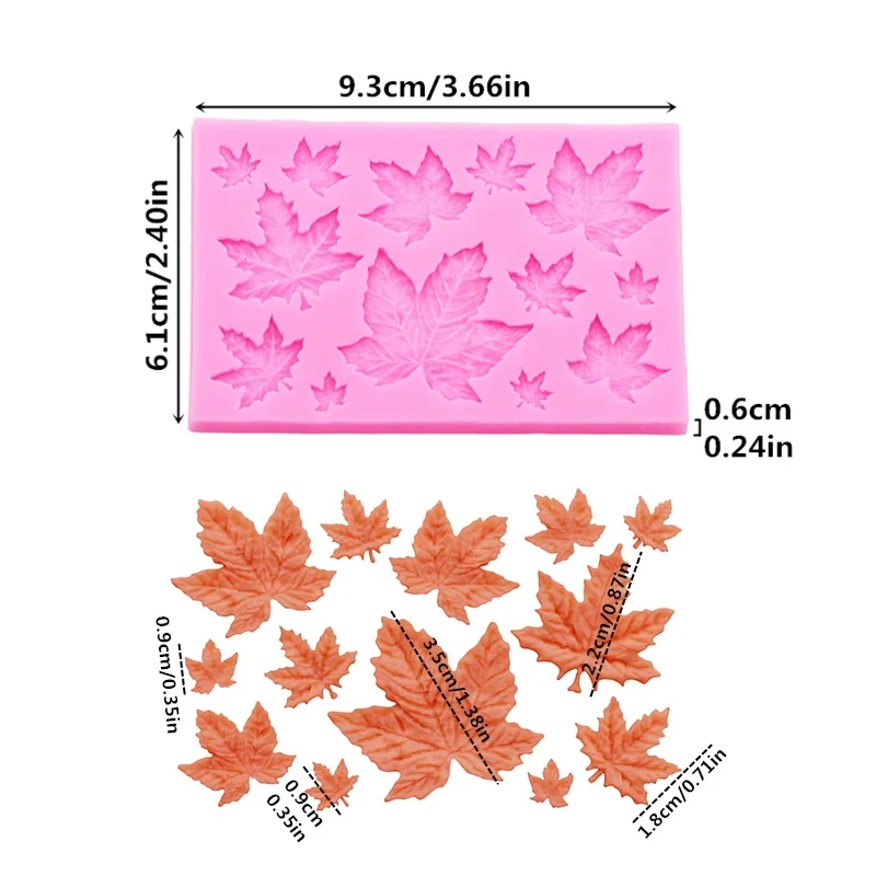 Maple Leaf ชุดแม่พิมพ์ซิลิโคนส - Soap Making Molds บทวิจารณ์และราคา