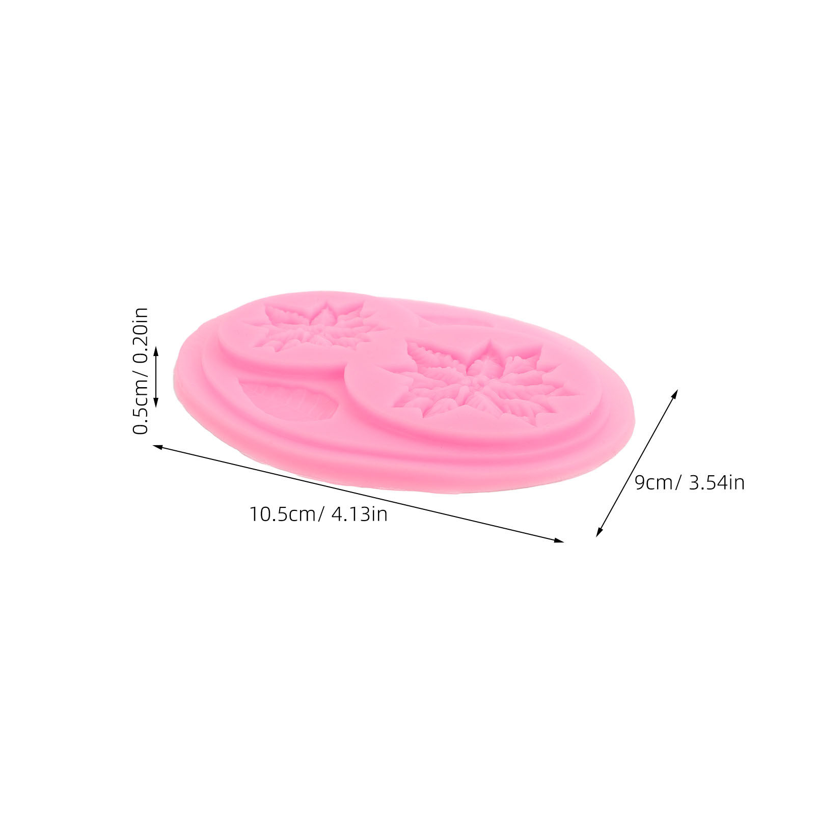 แม่พิมพ์ซิลิโคนลายดอกไม้ 2 ชิ้ - Soap Making Molds บทวิจารณ์และราคา