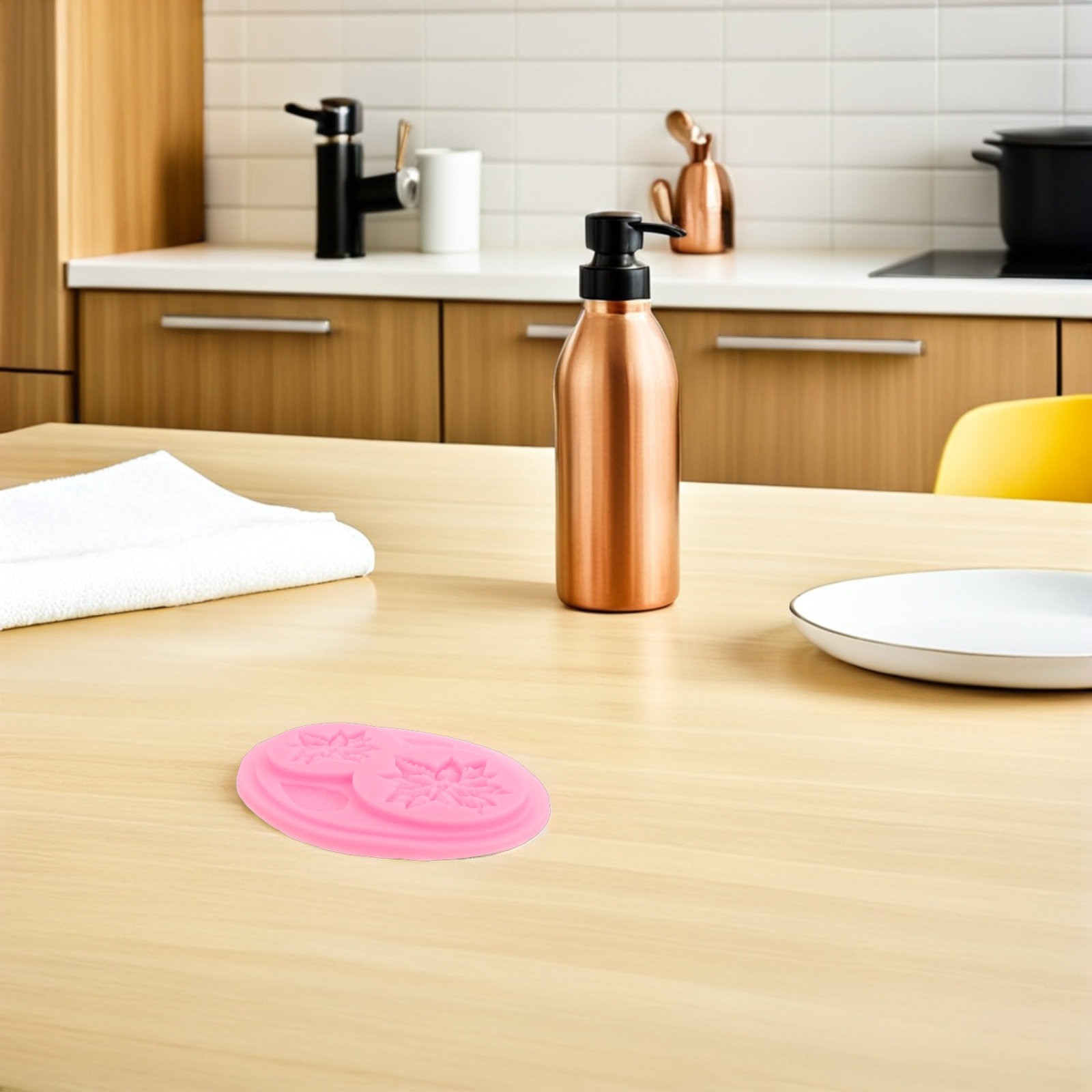 แม่พิมพ์ซิลิโคนลายดอกไม้ 2 ชิ้ - Soap Making Molds บทวิจารณ์และราคา