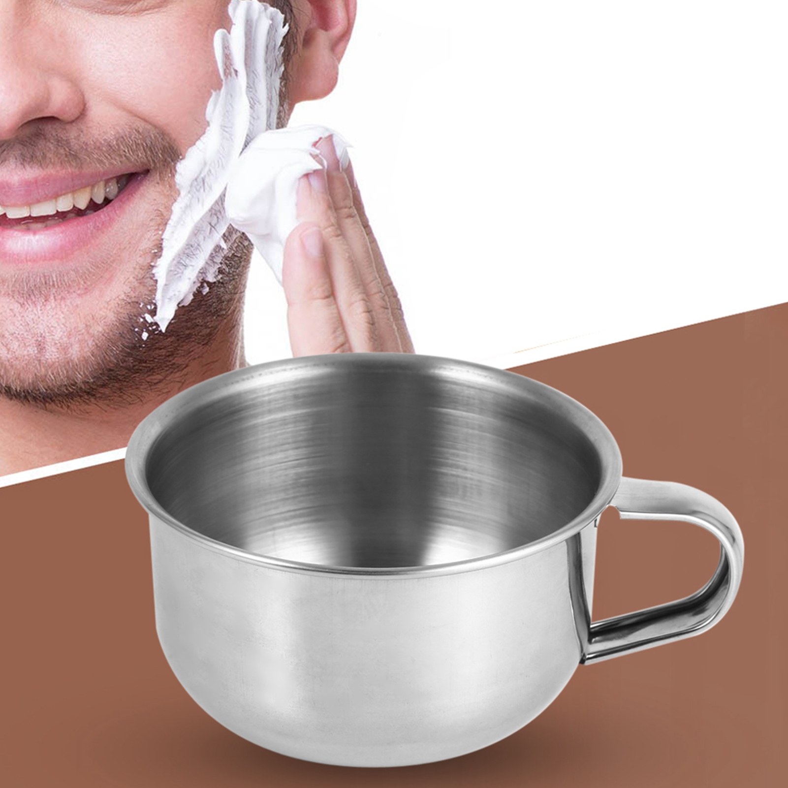 แก้วสบู่โกนหนวดสแตนเลสแบบใหม่  - Soap Making Equipment บทวิจารณ์และราคา