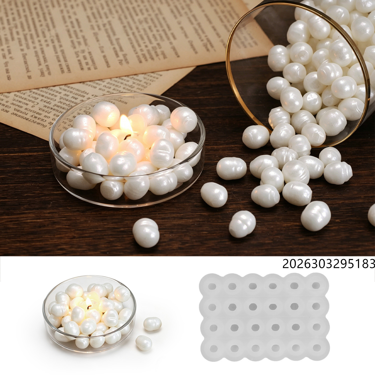 แม่พิมพ์เทียนหอมรูปไข่มุกทะเล, - Soap Making Molds บทวิจารณ์และราคา