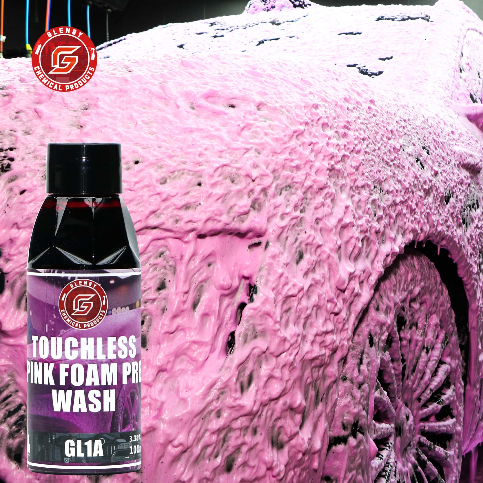 โฟมล้างรถสีชมพู - ขัดเงาสีรถอย - Soap Making Foam บทวิจารณ์และราคา
