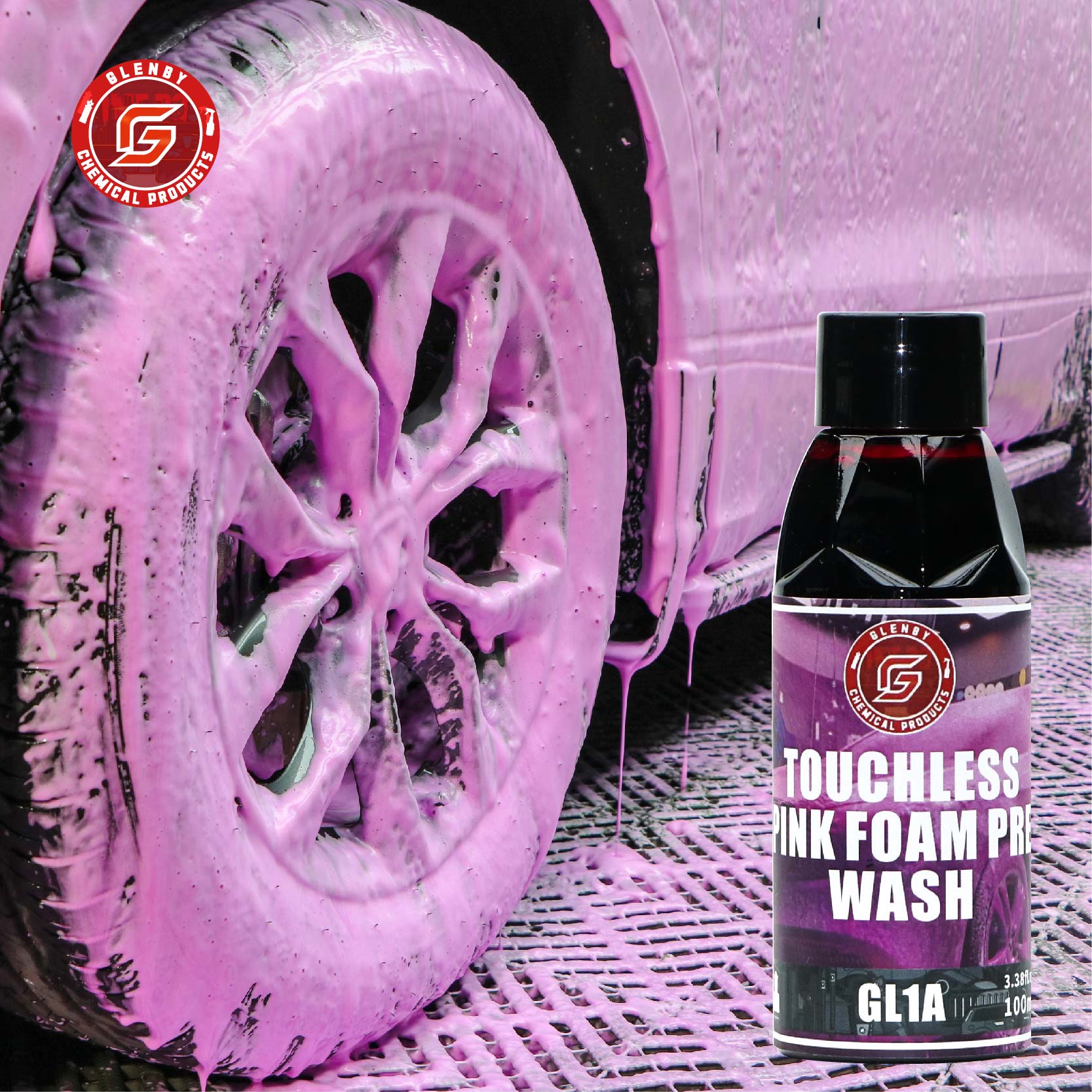 โฟมล้างรถสีชมพู - ขัดเงาสีรถอย - Soap Making Foam บทวิจารณ์และราคา