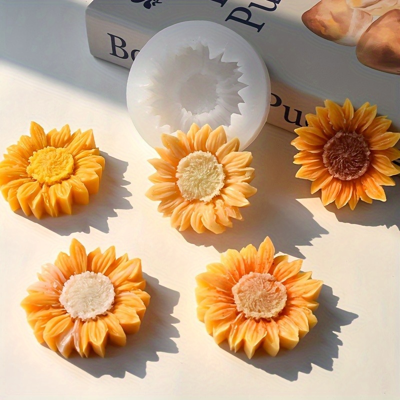 แม่พิมพ์ซิลิโคนรูปดอกทานตะวัน  - Soap Making Molds บทวิจารณ์และราคา