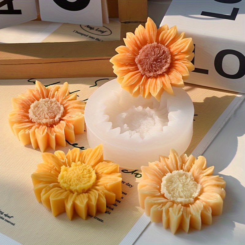 แม่พิมพ์ซิลิโคนรูปดอกทานตะวัน  - Soap Making Molds บทวิจารณ์และราคา
