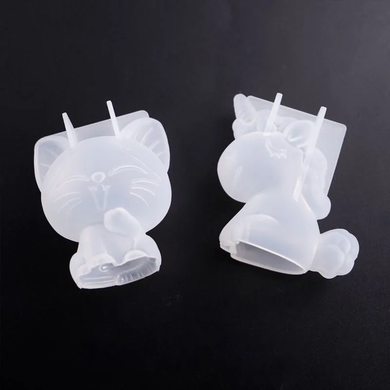 3D เรขาคณิตซิลิโคนยูนิคอร์นแมว - Soap Making Tray บทวิจารณ์และราคา