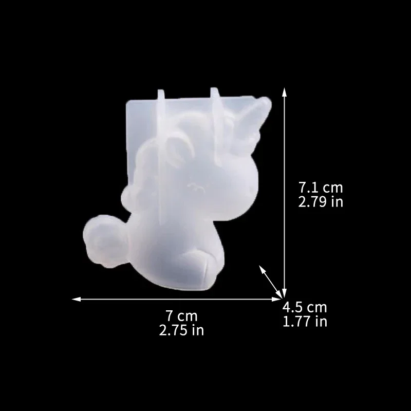 3D เรขาคณิตซิลิโคนยูนิคอร์นแมว - Soap Making Tray บทวิจารณ์และราคา