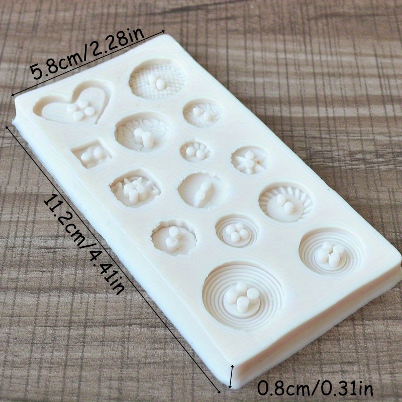 แม่พิมพ์ซิลิโคนรูปทรงกระดุม แม - Soap Making Molds บทวิจารณ์และราคา