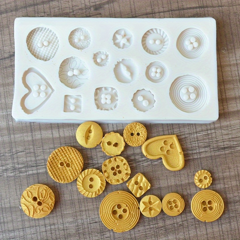 แม่พิมพ์ซิลิโคนรูปทรงกระดุม แม - Soap Making Molds บทวิจารณ์และราคา