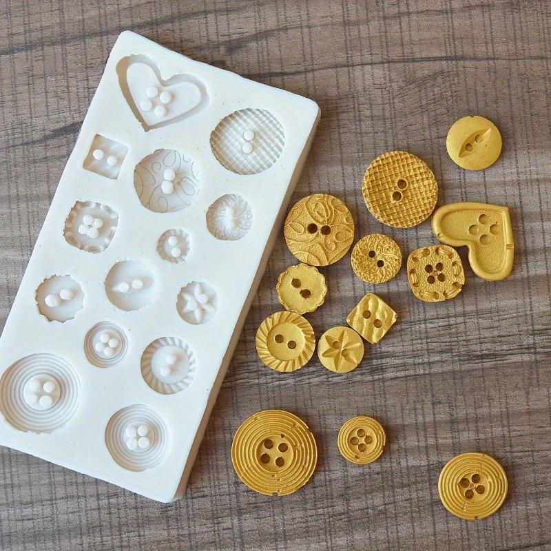 แม่พิมพ์ซิลิโคนรูปทรงกระดุม แม - Soap Making Molds บทวิจารณ์และราคา