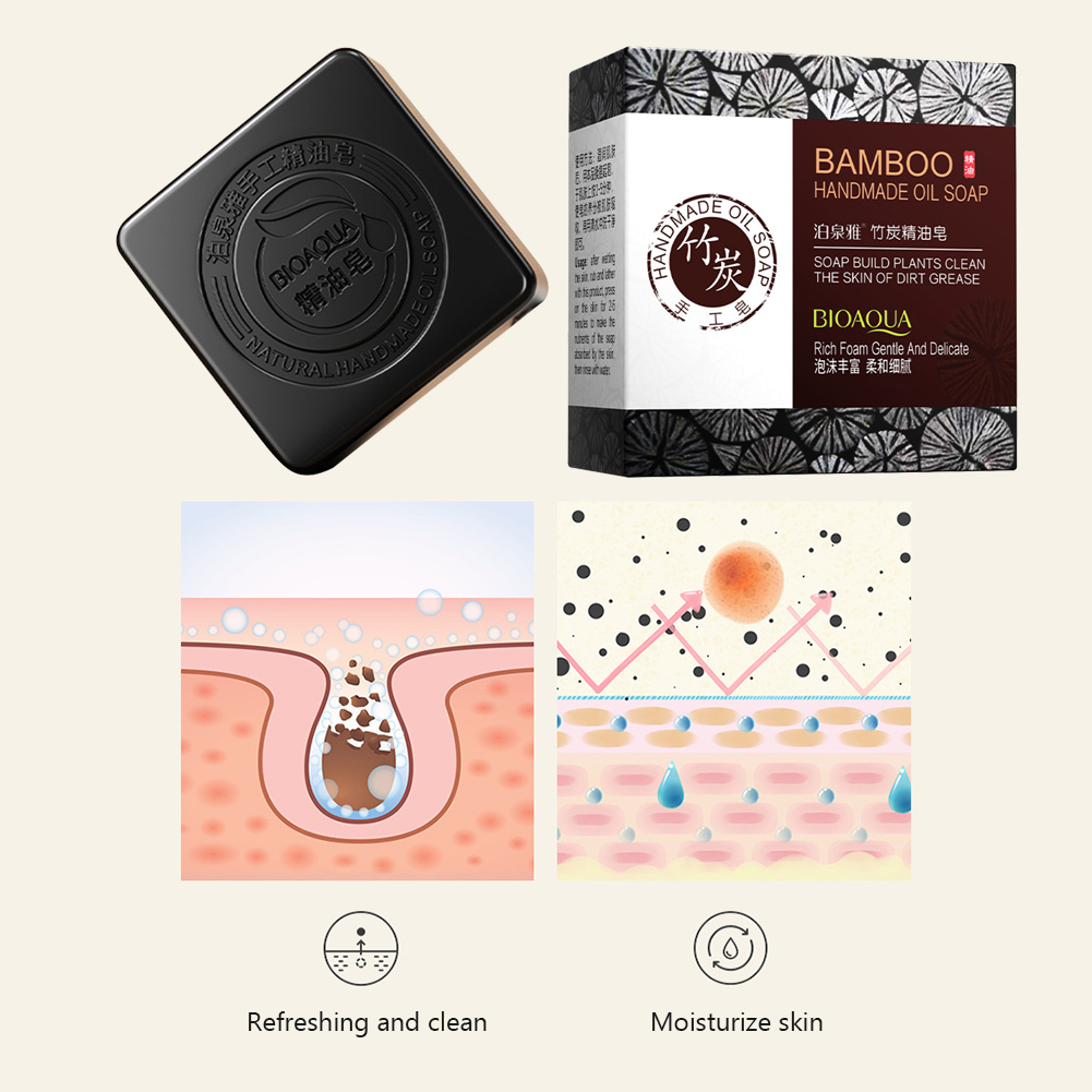 ถ่านไม้ไผ่ทำด้วยมือสบู่แอฟริกา - Essential Oil Soap บทวิจารณ์และราคา
