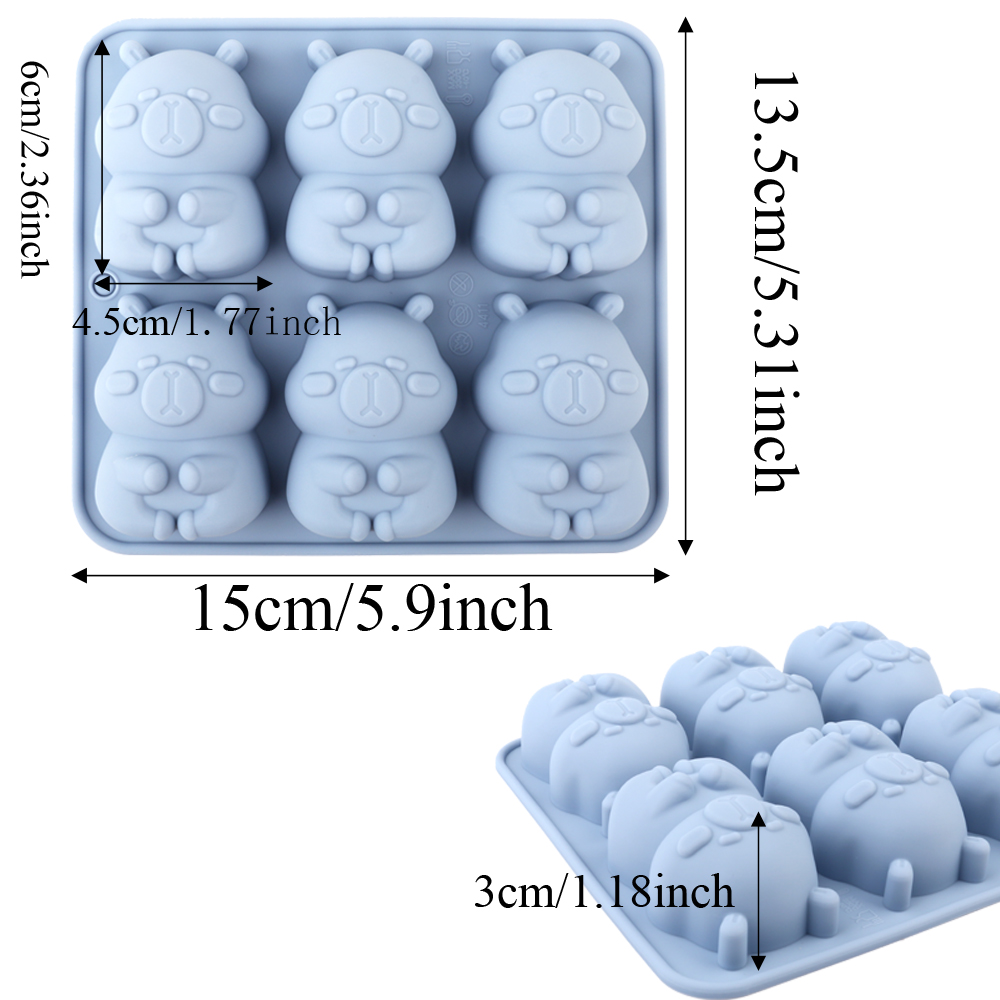 แม่พิมพ์เค้กซิลิโคน 1 ชิ้น รูป - Soap Making Jelly บทวิจารณ์และราคา