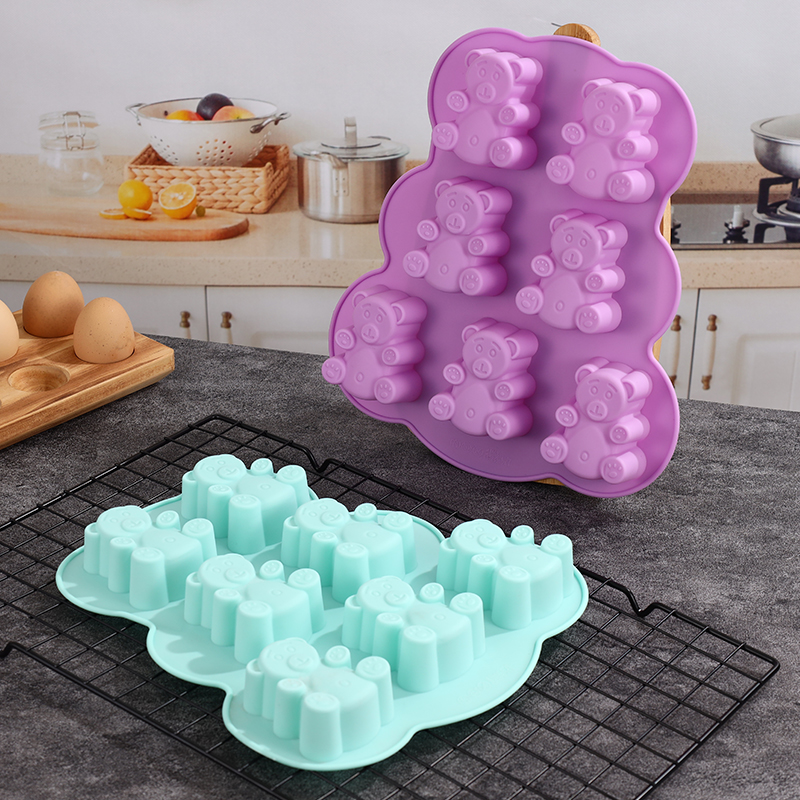 ซิลิโคน Gummy Bear Molds,Jello - Soap Making Jelly บทวิจารณ์และราคา