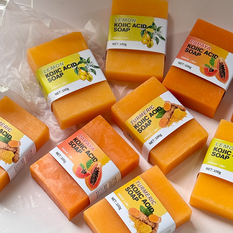 สบู่โคจิกแอซิดทำมือ ผสมน้ำมันห - Essential Oil Soap บทวิจารณ์และราคา