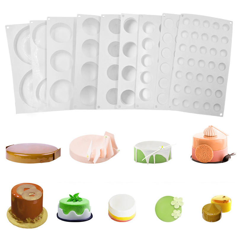 ทรงกระบอก French Mousse เค้กแม - Soap Making Tray บทวิจารณ์และราคา