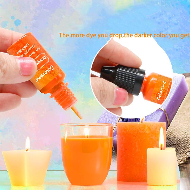 20สี10มล. เทียนเม็ดสีขี้ผึ้งถั - Soap Making Jelly บทวิจารณ์และราคา