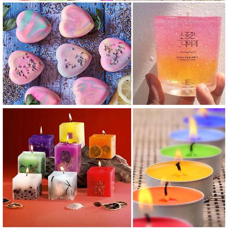 20สี10มล. เทียนเม็ดสีขี้ผึ้งถั - Soap Making Jelly บทวิจารณ์และราคา