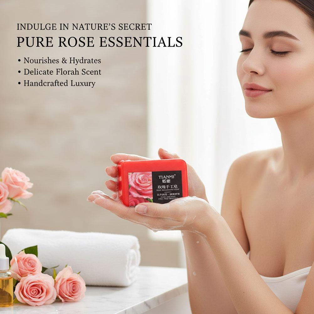 สบู่น้ำมันหอมระเหยกุหลาบ ทำควา - Essential Oil Soap บทวิจารณ์และราคา