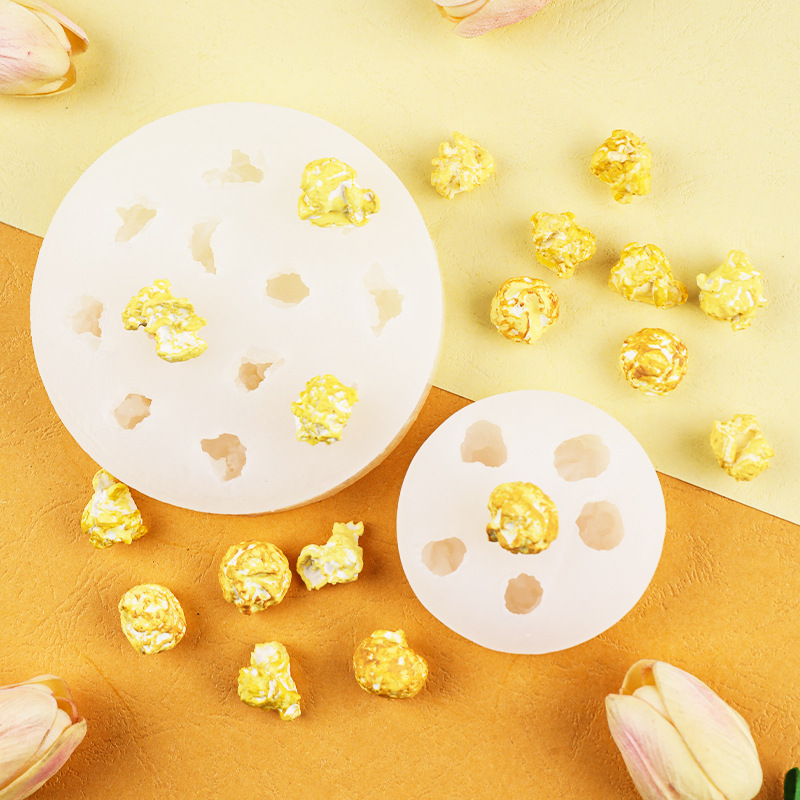 12 หลุม PopCorn แม่พิมพ์ซิลิโค - Soap Making Jelly บทวิจารณ์และราคา