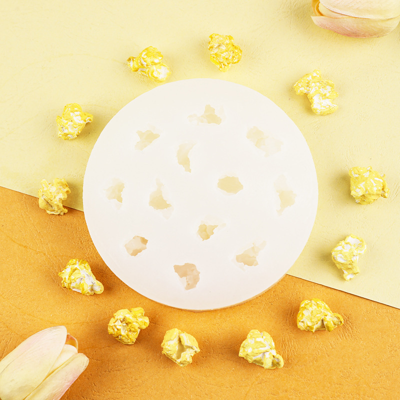 12 หลุม PopCorn แม่พิมพ์ซิลิโค - Soap Making Jelly บทวิจารณ์และราคา