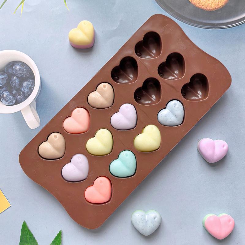 ( ❤️ แม่พิมพ์ซิลิโคนรูปหัวใจ 1 - Soap Making Jelly บทวิจารณ์และราคา