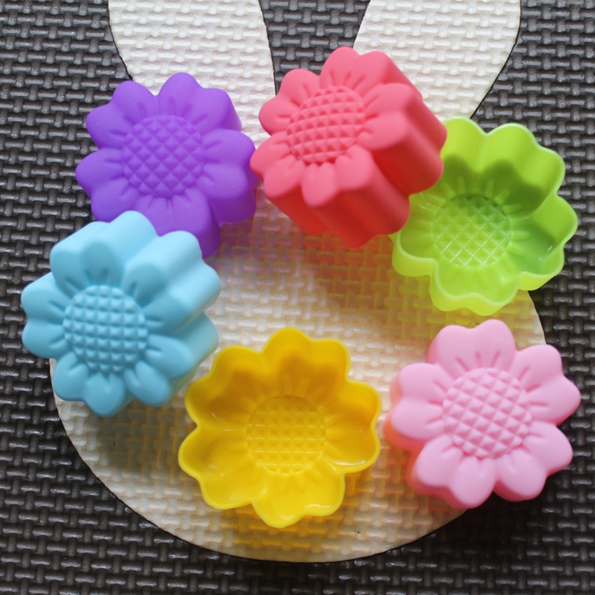 ชุดแม่พิมพ์ซิลิโคนลายดอกไม้ 6  - Soap Making Molds บทวิจารณ์และราคา
