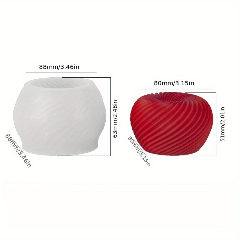 แม่พิมพ์ซิลิโคนรูปแอปเปิ้ลสีแด - Soap Making Molds บทวิจารณ์และราคา