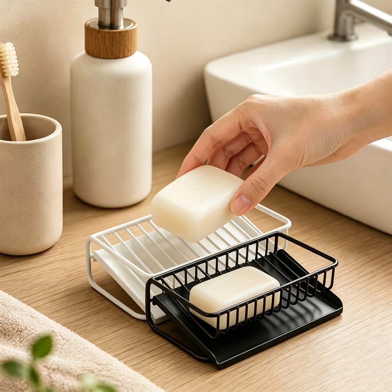 ที่วางสบู่พลาสติก 1 ชิ้น พร้อม - Soap Making Tray บทวิจารณ์และราคา